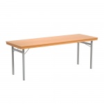 Klapptisch, 200x70 cm (B/T), 72 cm hoch, 4-Fuß, 